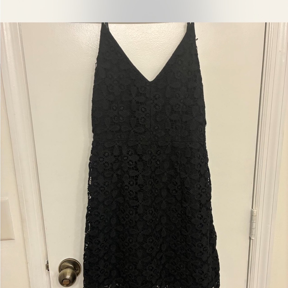Abercrombie & Fitch Black Lace Mini Dress